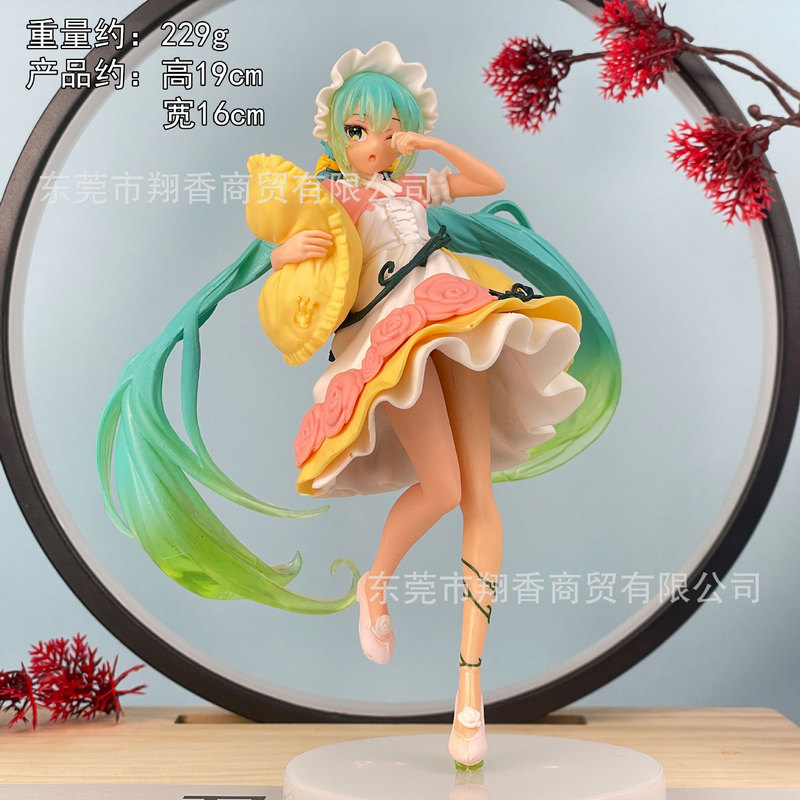 包邮灰姑娘初音手办睡美人长发洛天依公主水手服摆件批发代发|undefined
