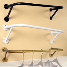 服装店展示架侧挂上墙衣服架加厚货架男女装正挂衣服杠组合陈列架