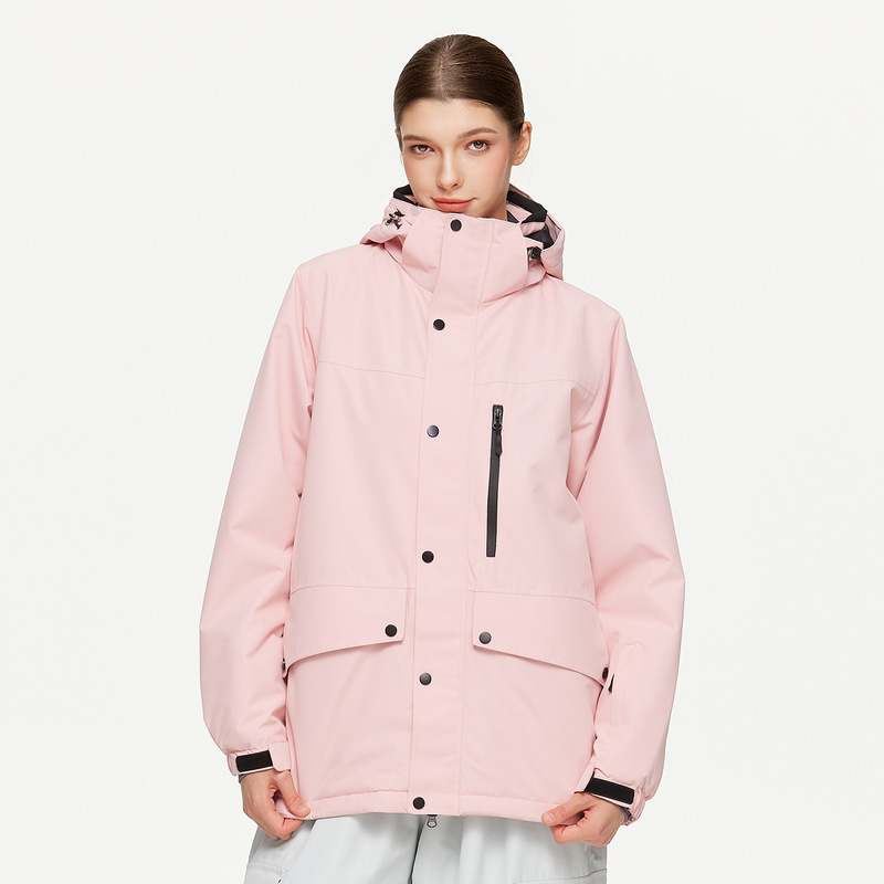 Ski Clothing for Men and Women in Winter Outdoor Windproof, Waterproof and Warm Single and Double Board Ski Clothing European and American Cross-Border New Style