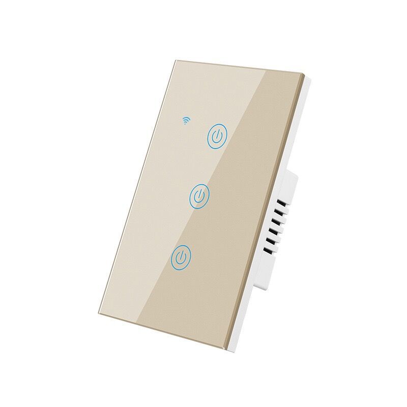 유니버설 버전 Tuya WIFI 120 유형 골드 3개 개방형