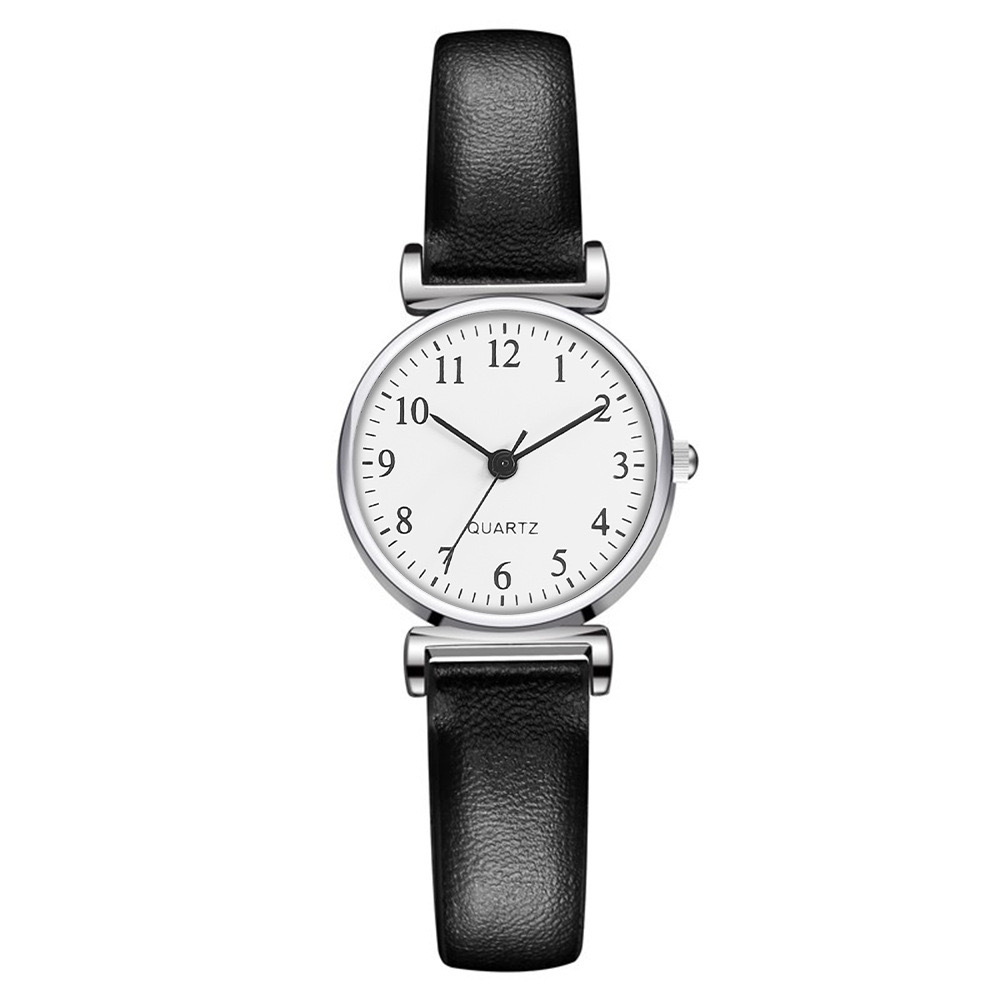 Women's Watch, Fashionable and Simple, Leather Strap, Small Dial, Women's Quartz Watch, Compact Student Watch, Custom Watch, Hot-Selling Model