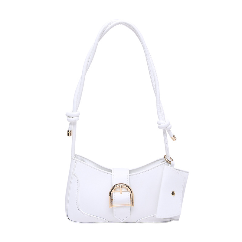 Nicho popular crescente bolso debajo de la axila 2024 invierno nuevo bolso de mujer bolso de hombro simple bolso cuadrado