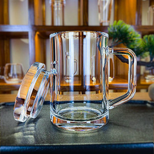 Machine Cutting Natural Raw Stone Crystal Cup Large Capacity Crystal Glass Lid Cup Office Tea Room Tea Cup Cross-Border Gift Giving