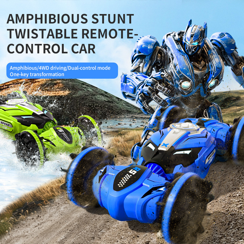 Jjrc Cross-Border Amphibious Transforming Car Remote Control Car for Children, Four-Wheel Drive Gesture Sensing Double-Sided Stunt Rc Remote Control Car Jjrc Cross-Border Amphibious Transforming Car Remote Control Car for Children, Four-Wheel Drive Gesture Sensing Double-Sided Stunt Rc Remote Control Car