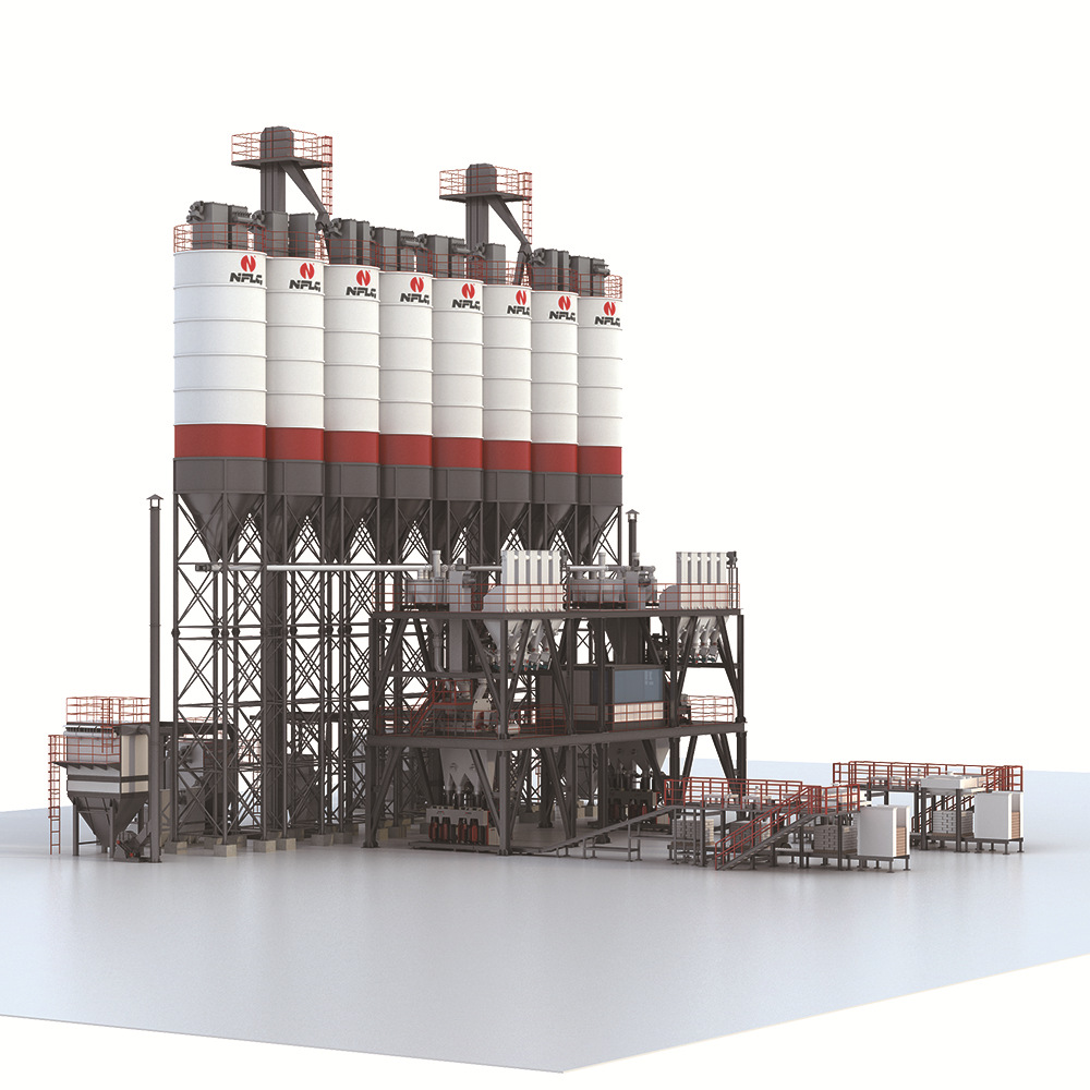 品牌干粉砂浆生产设备FBC系列全自动电脑控制搅拌机混凝土高效