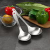 304 Stainless steel spoon household Deepen thickening Big head Round spoon Spoon Manufactor wholesale