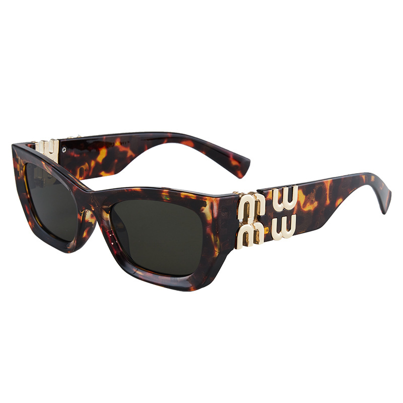 Miu Miu Cat-Eye Acetate Sunglasses Havana Grey (MU 04ZS)