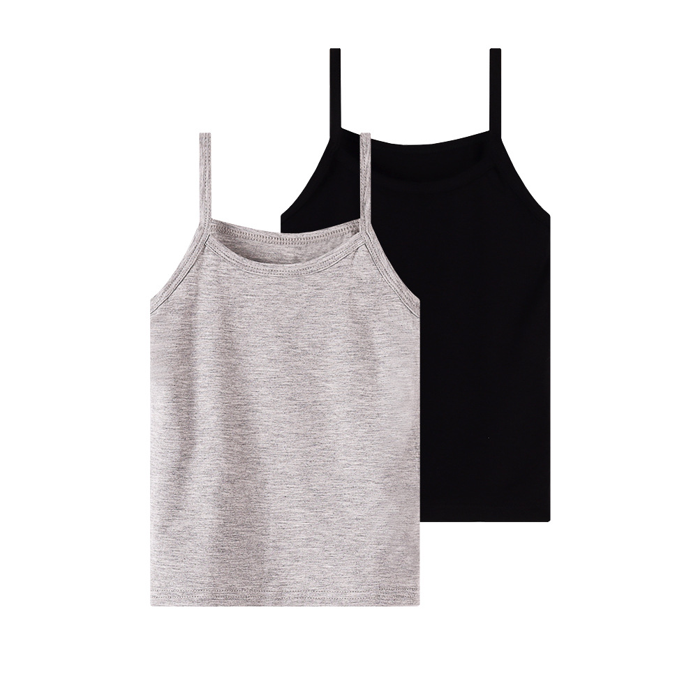 2-pack camisole-grey+black
