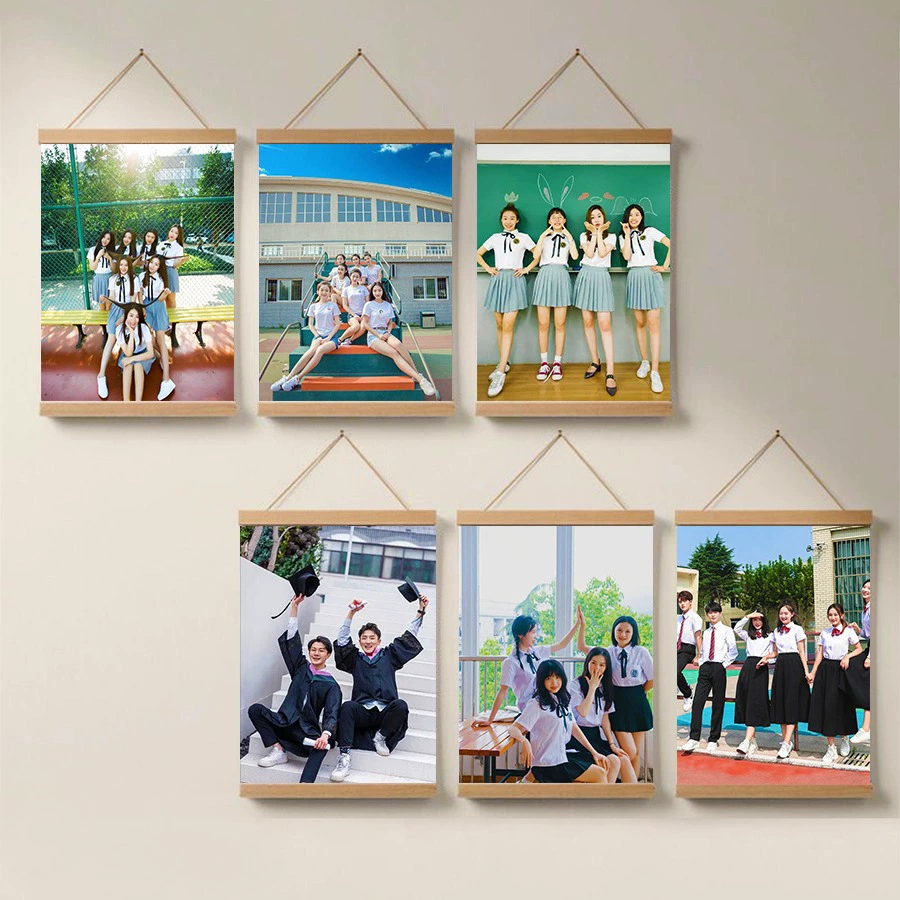 Настенная картина DZ Home Scroll из массива дерева и ткани для украшения стен гостиной и спальни, декоративная картина для покрытия электросчетчика, простой дизайн.