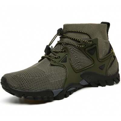 new pattern Four seasons Gaobang outdoors Climbing shoes Large Mountain Mesh cloth motion Climb Amphibious Upstream Hiking shoes