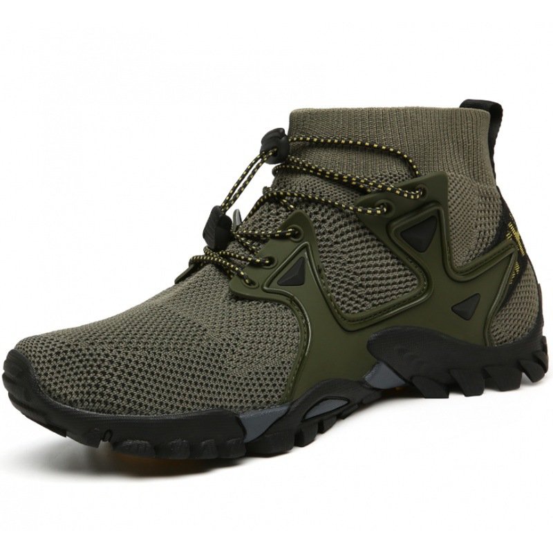 new pattern Four seasons Gaobang outdoors Climbing shoes Large Mountain Mesh cloth motion Climb Amphibious Upstream Hiking shoes
