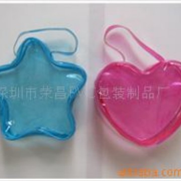 深圳pvc礼品袋，深圳PVC饰品袋 香水化妆品收纳透明密封