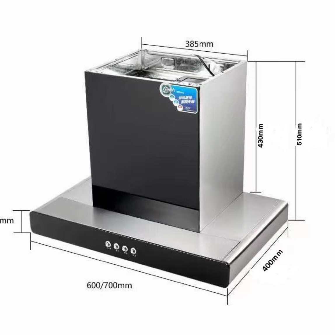 Una buena esposa tipo cocina doméstica de aspiración superior cocina 700 limpieza automática de cocina europea cocina