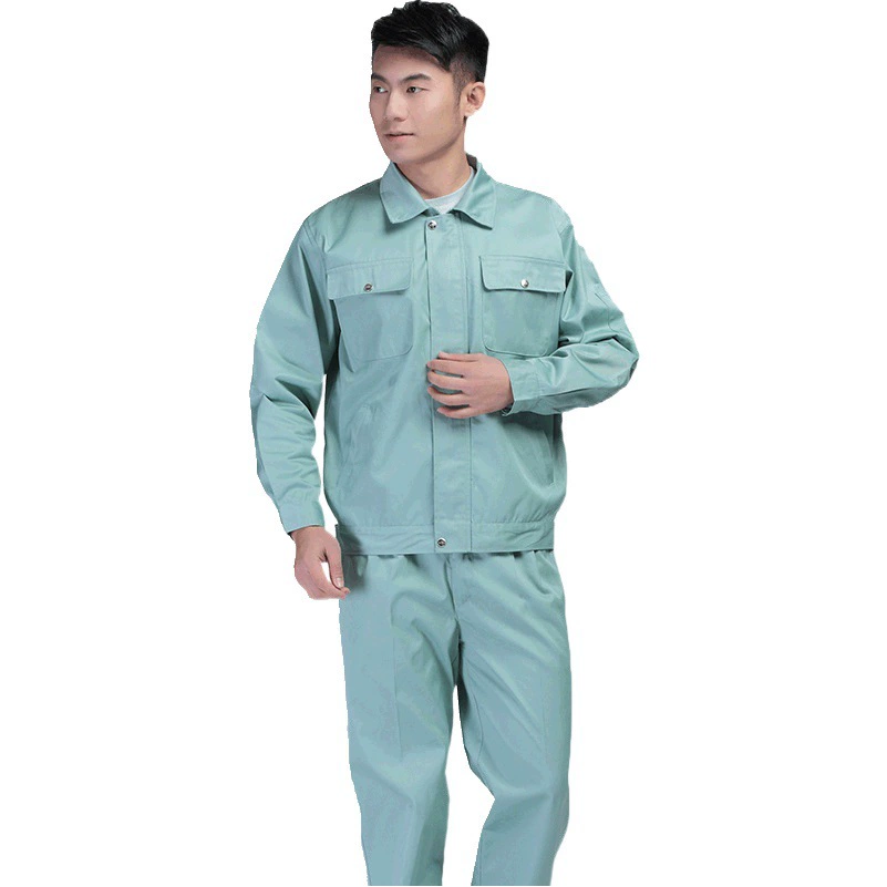 Весна и осень Рабочая одежда с длинным рукавом Костюм Рабочая одежда Униформа для мужчин и женщин Фабрика Сварка Вэй Ремонт Работы Одежда Охрана труда Одежда