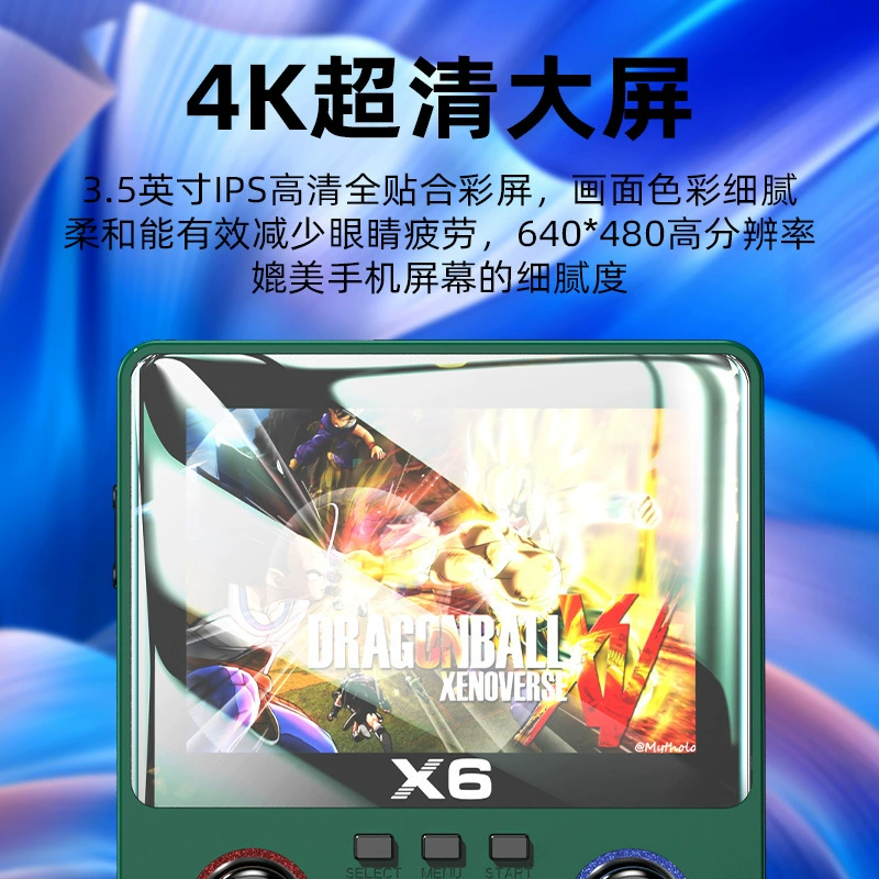 Новая портативная игровая консоль X6 с высоким разрешением, большой экран, PSP, двойной джойстик, симулятор, тысячи игр, прямые продажи с фабрики