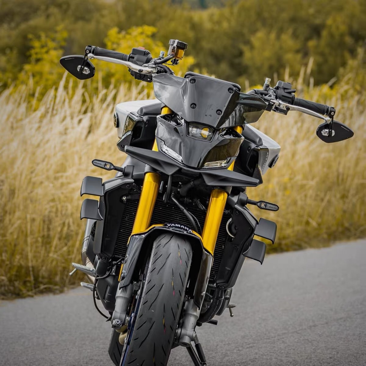Suitable for Yamaha Mt-07 25-26 Modified Windshield Deflector, Competitive Front Windscreen, Instrument Cover