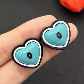 2026新款时尚简约爱心耳环耳钉耳饰品送女友礼物S911