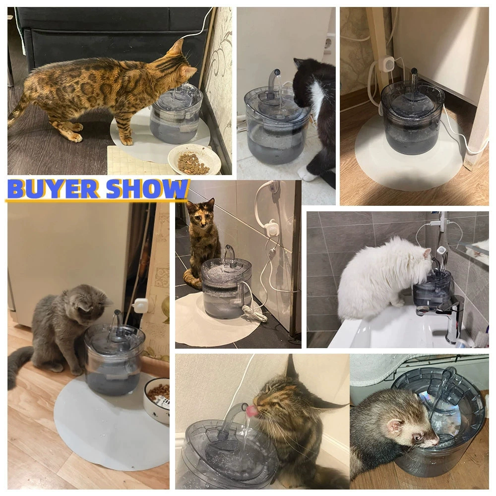 Factory Pet Water Drinking Machine Automatic Circulation Filter Cat Water Drinking Smart Pet Pets Pet Water Player Mobile Water Cat