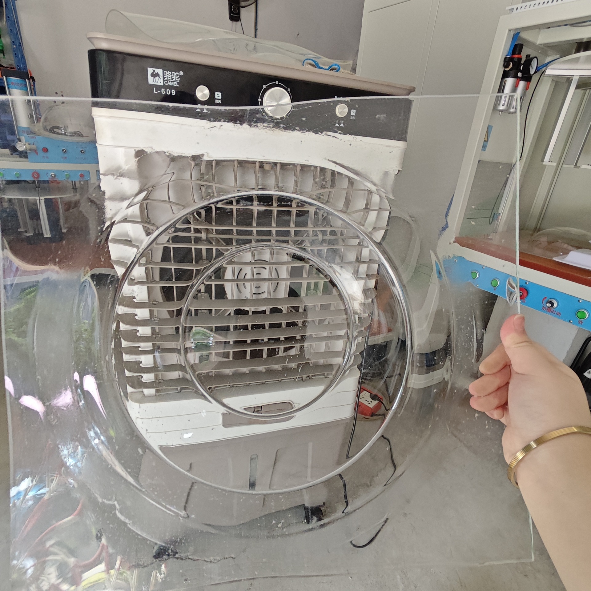 和信元亚克力圆形盒子透明热压成型可改形状大小颜色