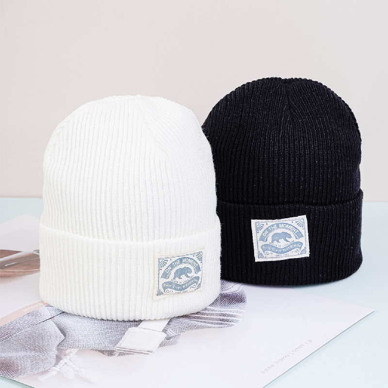 New Fashion Knitted Couple Multicolor Hip Hop Street Cold Versatile Simple Warm Wool Hat_voghion.com