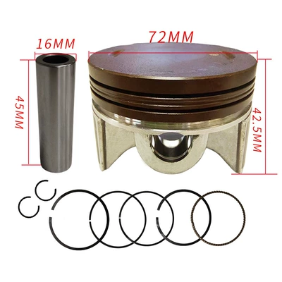 Motorcycle engine cylinder piston application ZongShen CB250F 172FMM KAYO CPS250 (Piston, piston ring, piston pin) - cb250f-piston