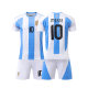 Children's football uniform suit quick-drying breathable sports jersey No. 10 summer group purchase primary school students boys and girls short sleeve wholesale