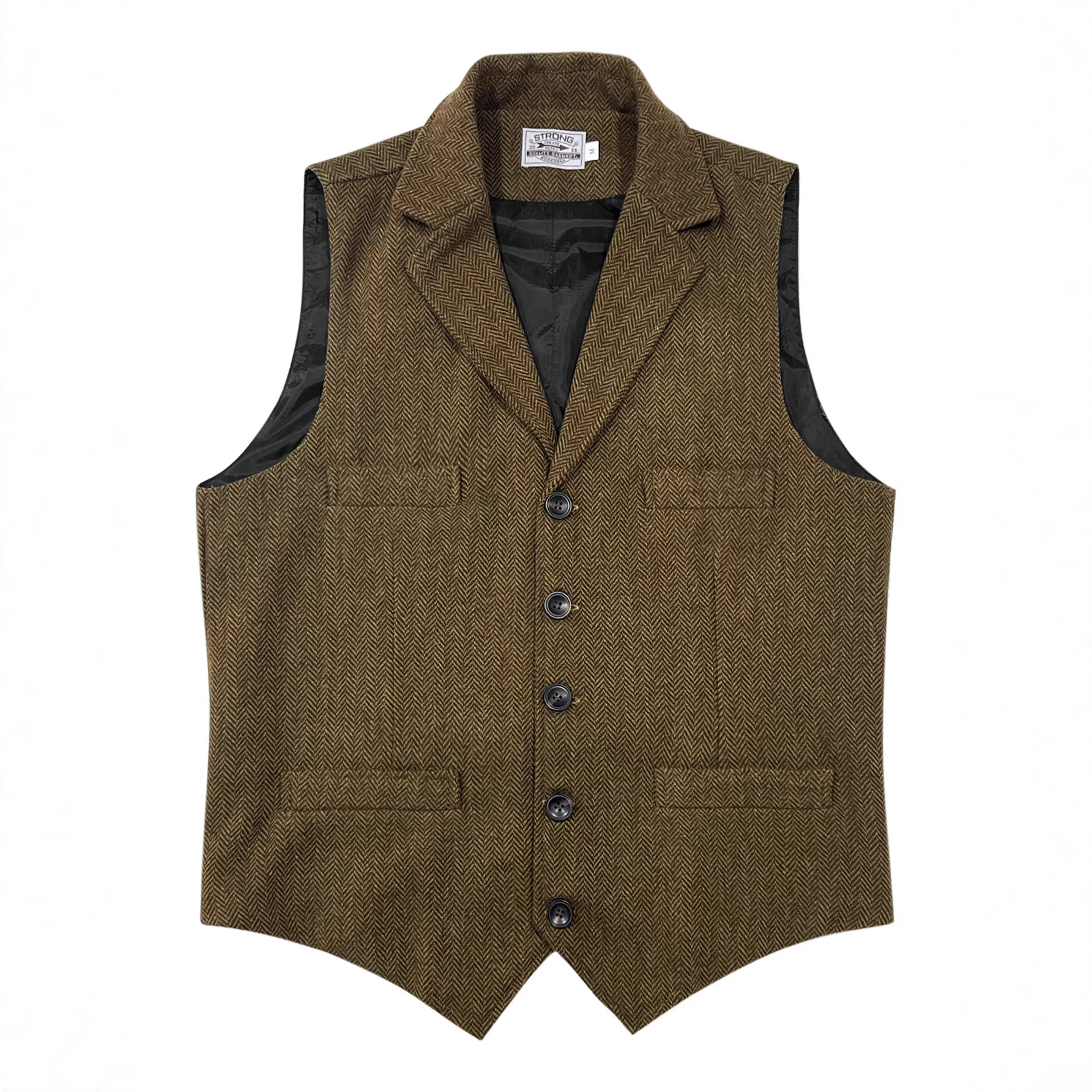 Retro woolen vest