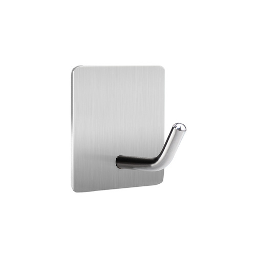 Hook wall hanging wall-free punch-free coat hook sticky stainless steel load-bearing traceless kitchen strong adhesive hook