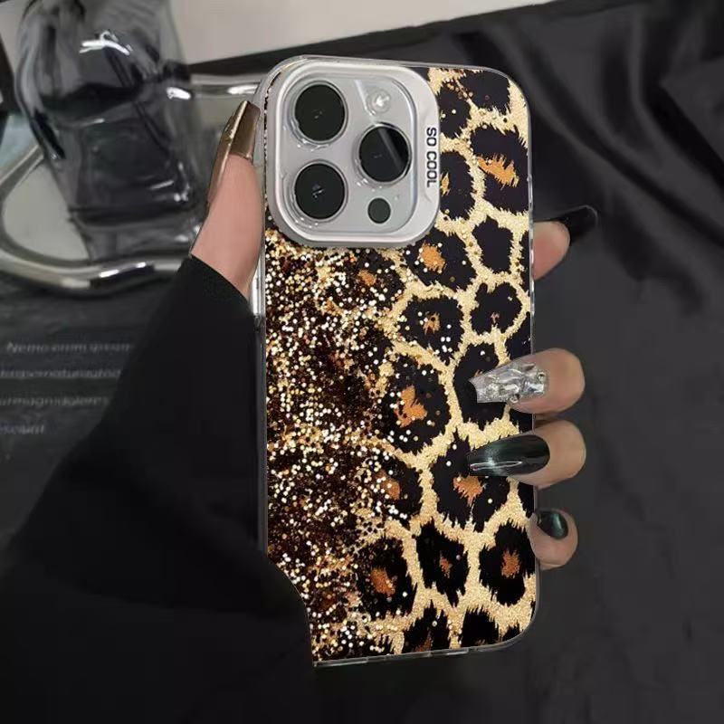 Color plata concha-blanco-blanco mancha leopardo 895