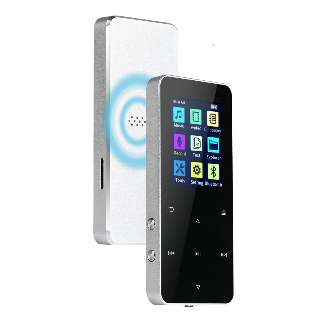 Металлический музыкальный плеер, MP3, Bluetooth, MP4, 8 ГБ