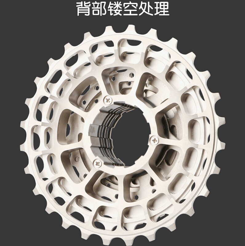 Wholesale Rihui ultra-light cassette flywheel 105 road car variable speed gear 11 speed 28t 32T 36T hollow flywheel