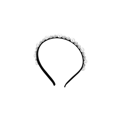 French retro pearl temperament hairband hairpin female niche high-end exquisite headband hair accessories daily outing headwear