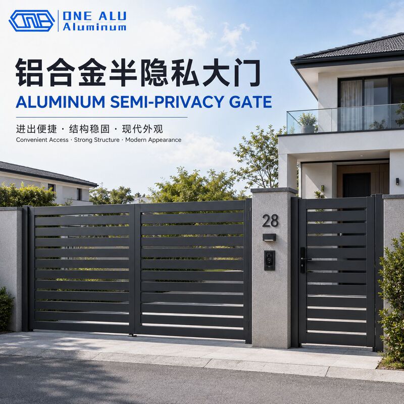 Physical factory privacy protection fence, semi-enclosed fence, villa garden ventilation privacy sun-resistant aluminum alloy railing Physical factory privacy protection fence, semi-enclosed fence, villa garden ventilation privacy sun-resistant aluminum alloy railing