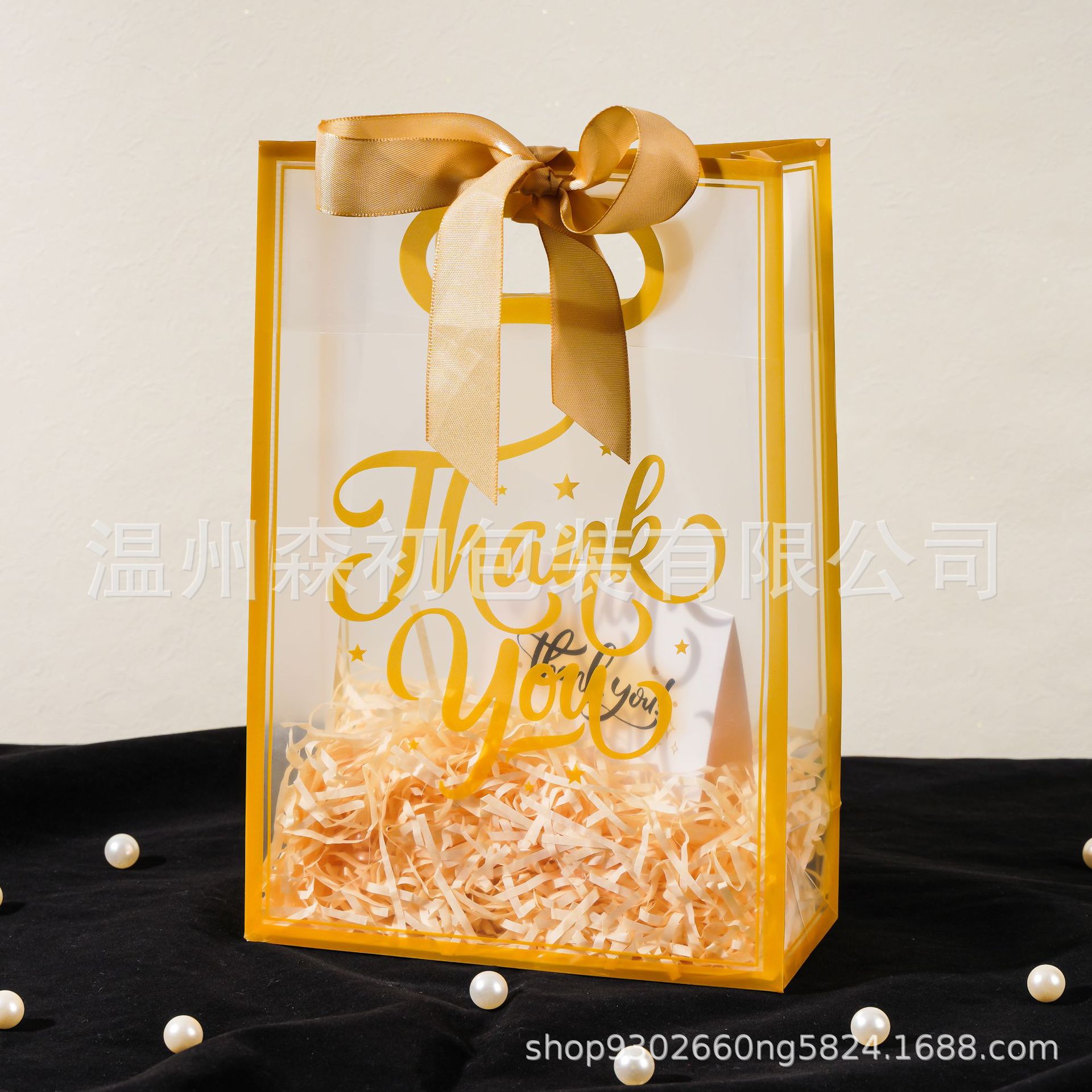 PP bolsa de regalo transparente dama de honor de boda bolsa de mano simple de Navidad regalo de cumpleaños bolsa de regalo de PVC image 28