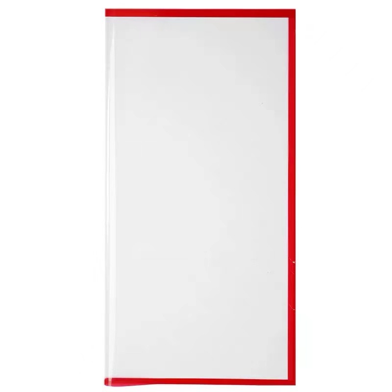 Liziran borde de color celofán transparente ramo papel de embalaje material de embalaje borde impresión papel impermeable