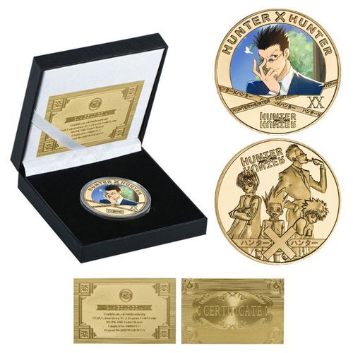 Hunter commemorative coins, Xiaojie animation coins, peripheral commemorative coins, die-cast metal coins, badge gifts