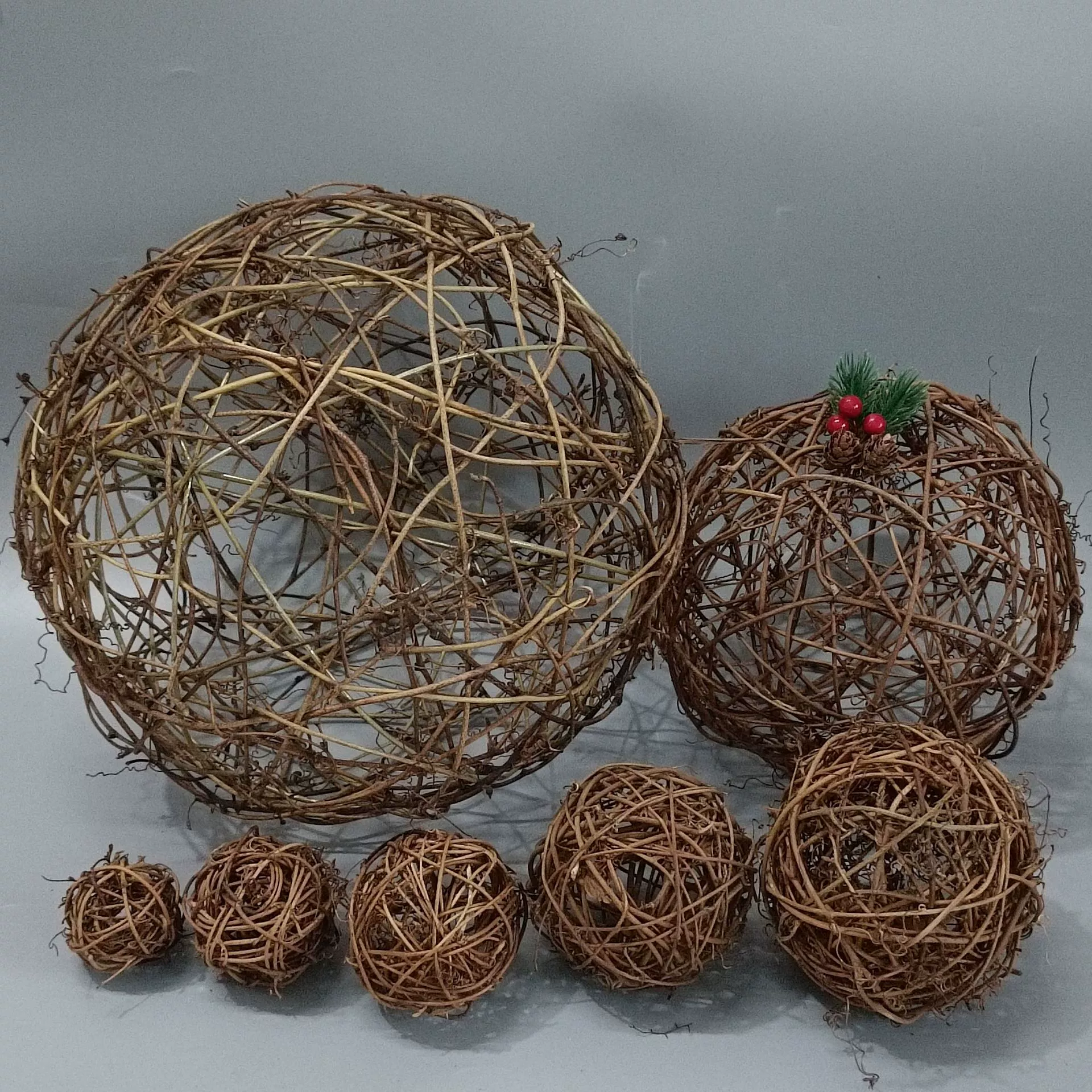 Международный разноцветный Turk Vine Ball Детский сад Рождество Вино Шар Шар-Глобус декор_ball