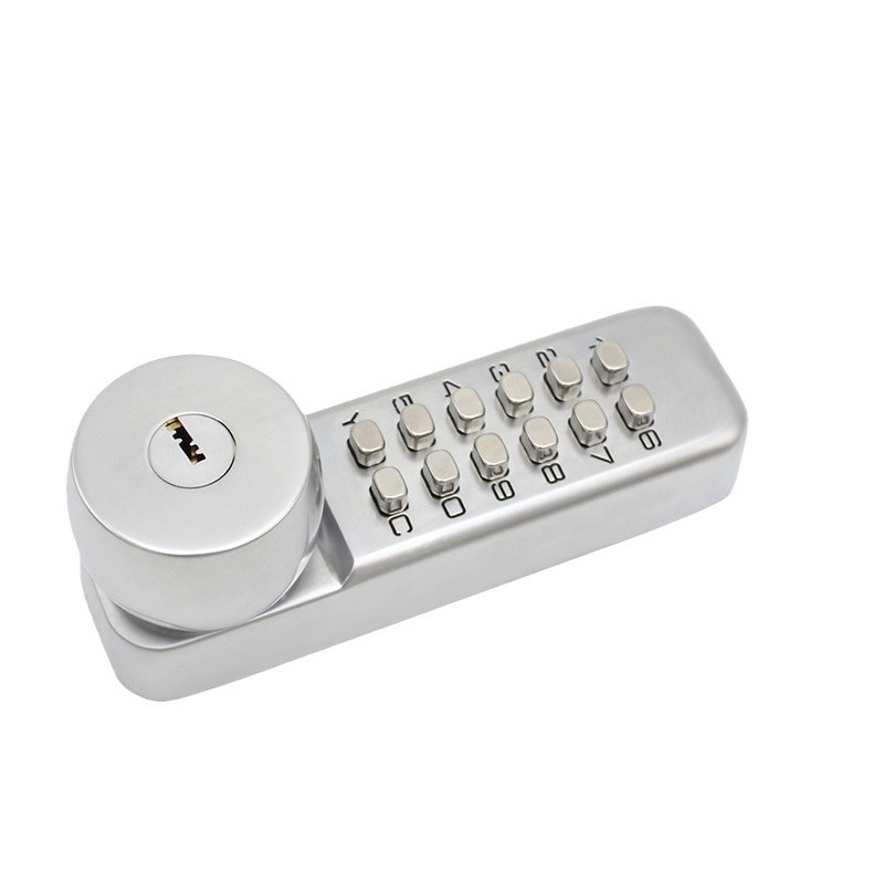 Personalizado al aire libre con llave cerradura mecánica puerta de patio exterior puerta de hierro forjado a prueba de agua a prueba de óxido cerradura clave