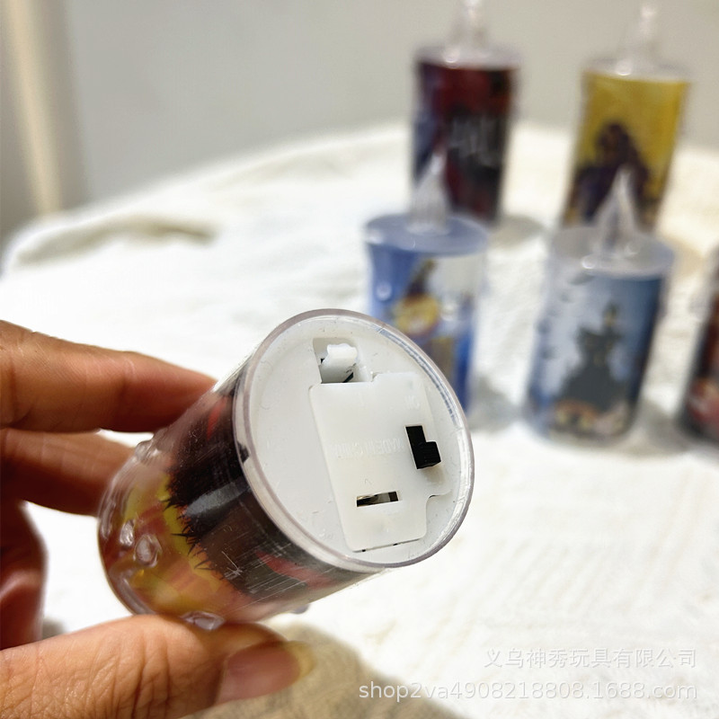 Lámpara de velas de Halloween nueva decoración transfronteriza de fantasmas decorativa calabaza candelabro lámpara de diseño de atmósfera accesorios lámpara de noche