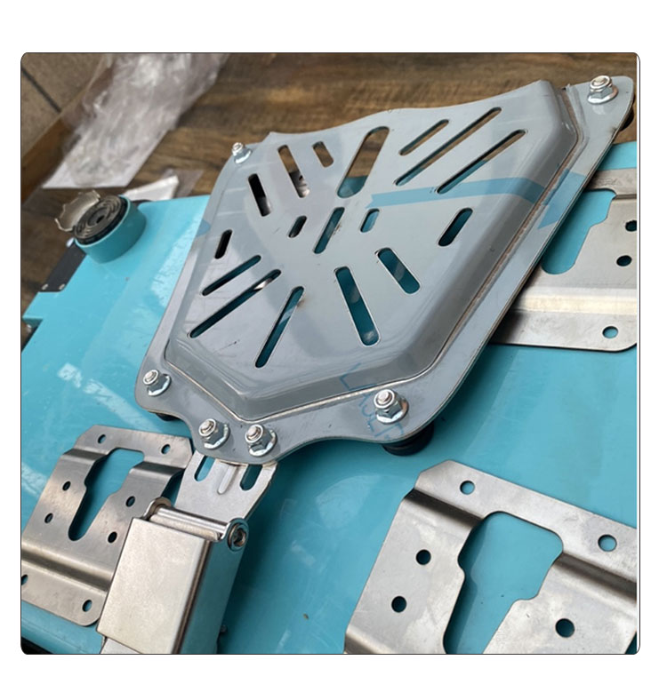 Aluminum Alloy Stainless Steel Tail Box Quick Release Base Electric Vehicle Bottom Plate Transfer Installation Connection Adjustable Hole Position Accessories