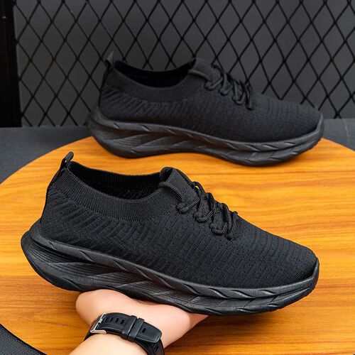 New autumn men's shoes, breathable mesh sports and casual shoes, all-matching platform, height-increasing running trend shoes, students 'shoes