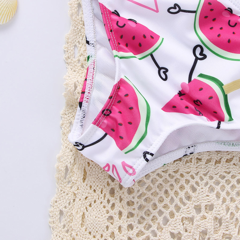 Girlu0027S Cute Watermelon Polyester Tankinis 2 Piece Set