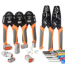 适用Deutsch徳驰汽车连接器DT,DTM P公母插针压接线钳 端子退针器