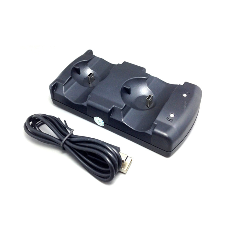PS3手柄充电器 座充PS3无线手柄充电座 move体感手柄充电器