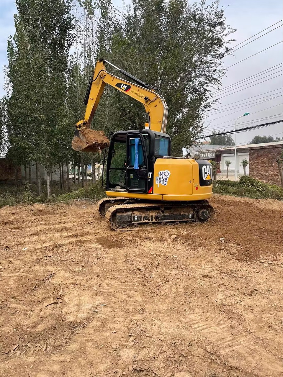 Exportación de comercio exterior de segunda mano Carter 308 y 307 excavadoras con cabeza de trituración