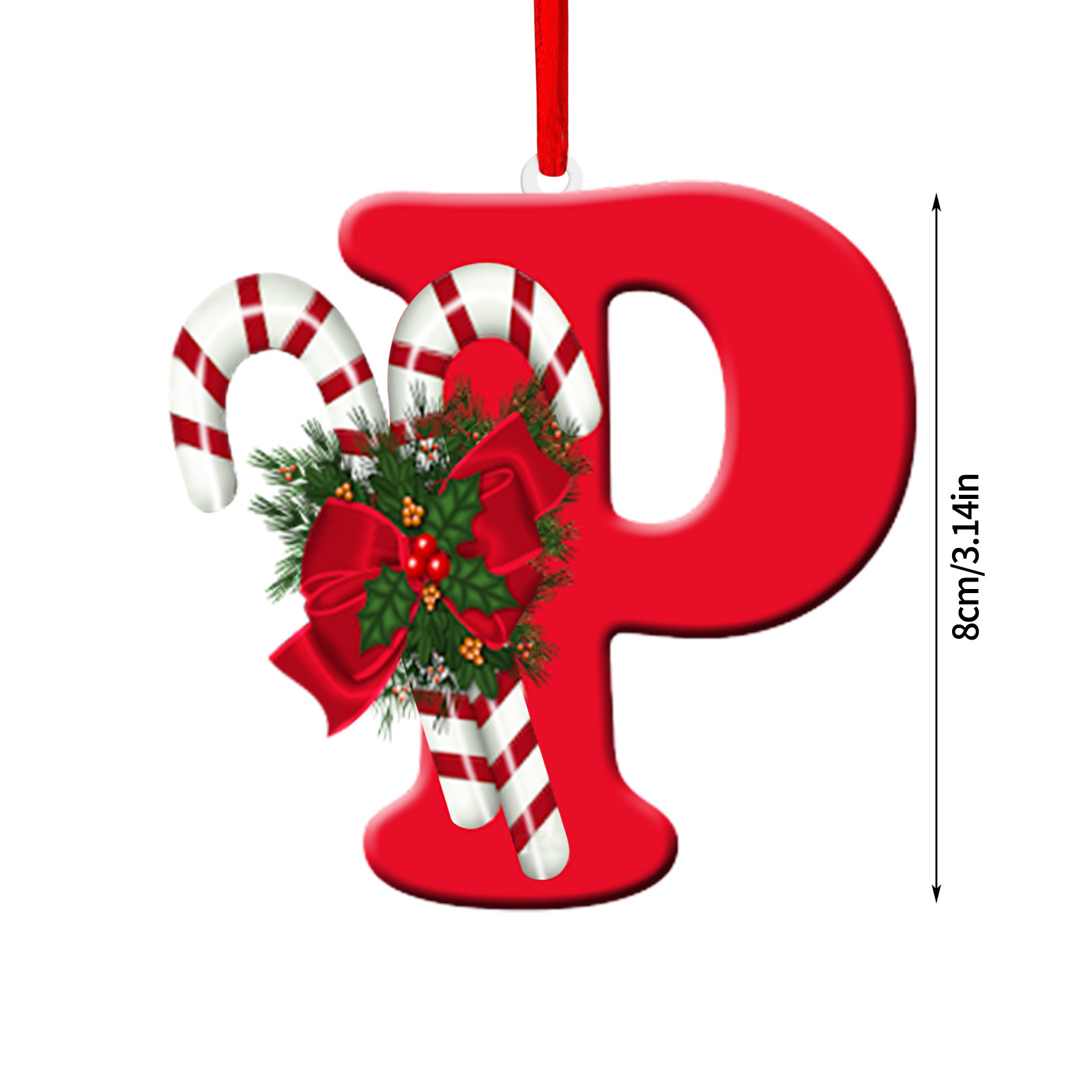 Nuevo alfabeto inglés creativo transfronterizo acrílico plano árbol de Navidad decorativo regalo de decoración de fiesta image 5