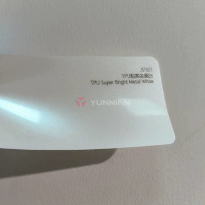 Auto Color Change Film – cross-border direct sales, factory wholesale - tpu-ultra-bright-metallic-white-15215m