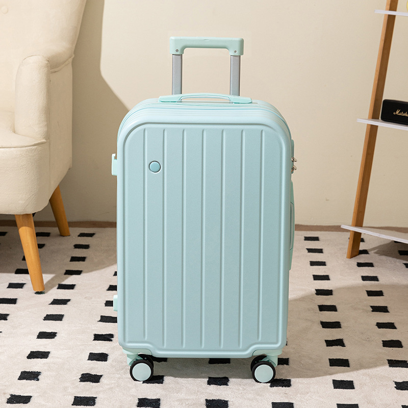 Equipaje maleta de 20 pulgadas hembra color caramelo mudo rueda universal caja de embarque macho pequeño carro ligero al por mayor