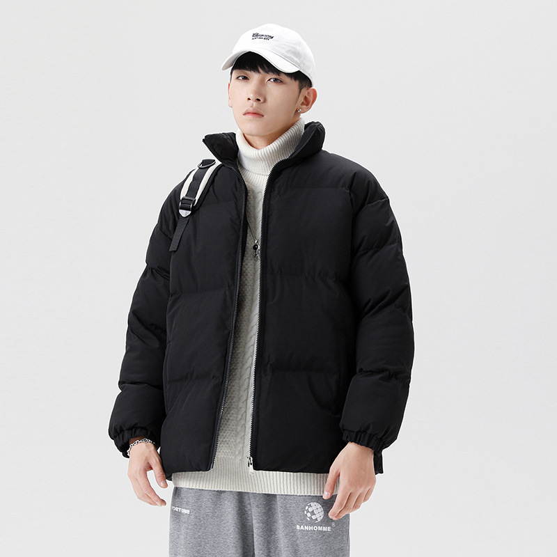 Herren Herbst und Winter neue lässige Baumwolljacke modische verdickte warme lose Baumwolljacke_voghion.com