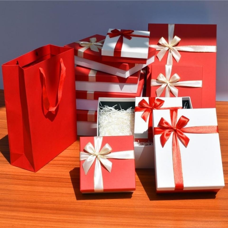 创意结婚喜庆礼品盒围巾盒相框书籍内衣包装男女生日礼品盒子包邮